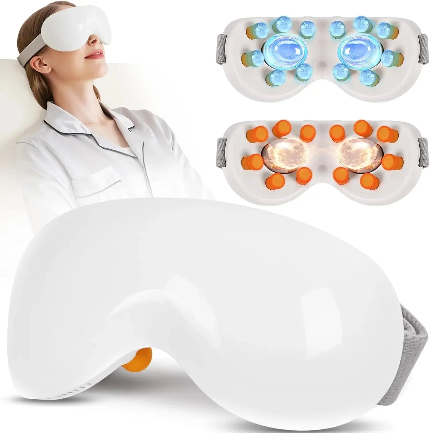 Rechargeable Relaxation Eye Care Device with Bluetooth