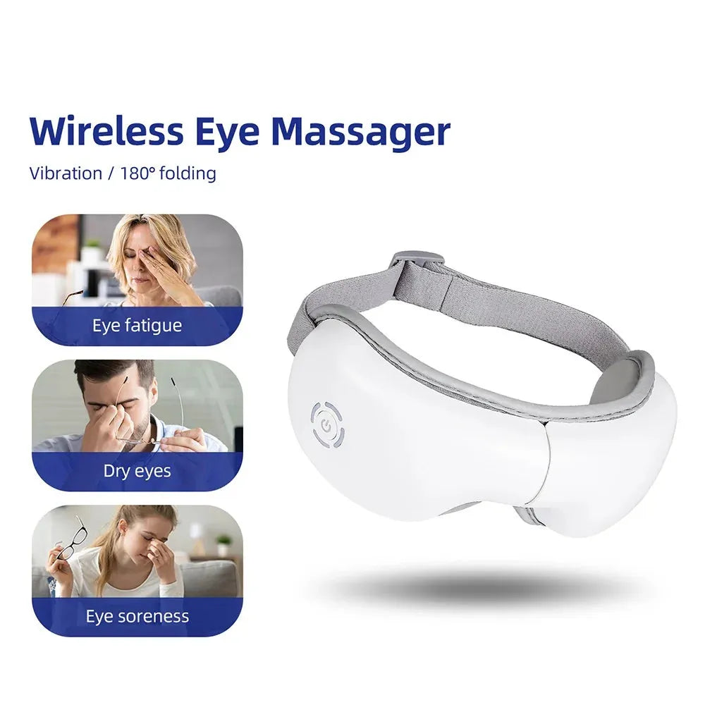 Air Pressure Vibration Eye Massager Relieves Eye Fatigue