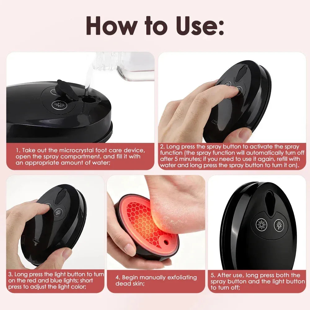Waterproof Electric Foot Grinder Dead Skin Callus