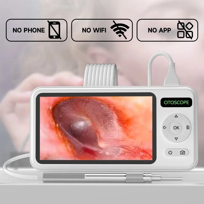 Visual Ear Cleaner Camera 4.5 Inches Screen 