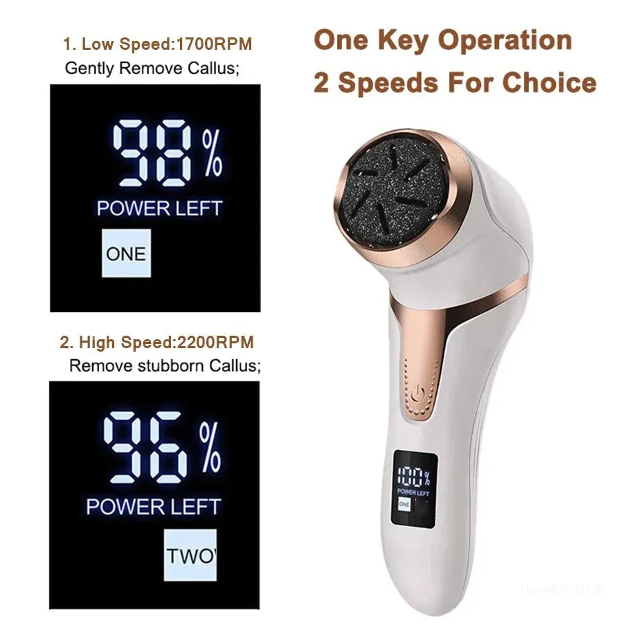 Pedicure Machine Callus Remover Rechargeable Foot Heel
