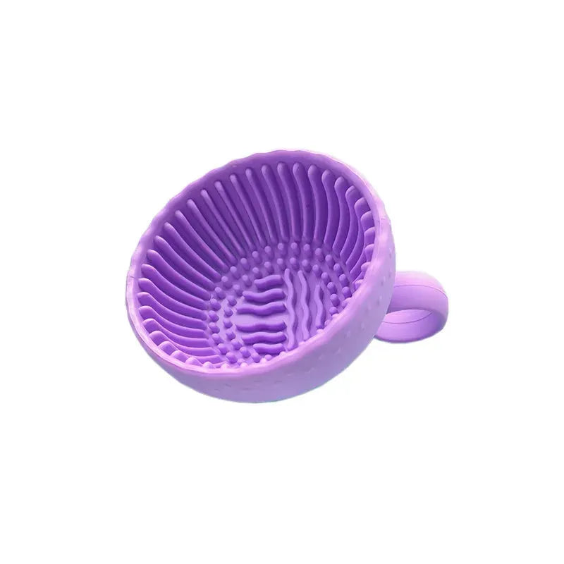 Foundation Makeup Brush Cleaner Pad Scrubbe Board