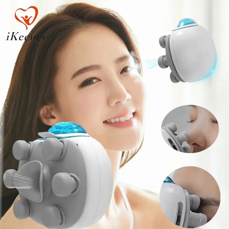 Mini Eye Massager Moist Atomizer 2 in 1 6 Massage