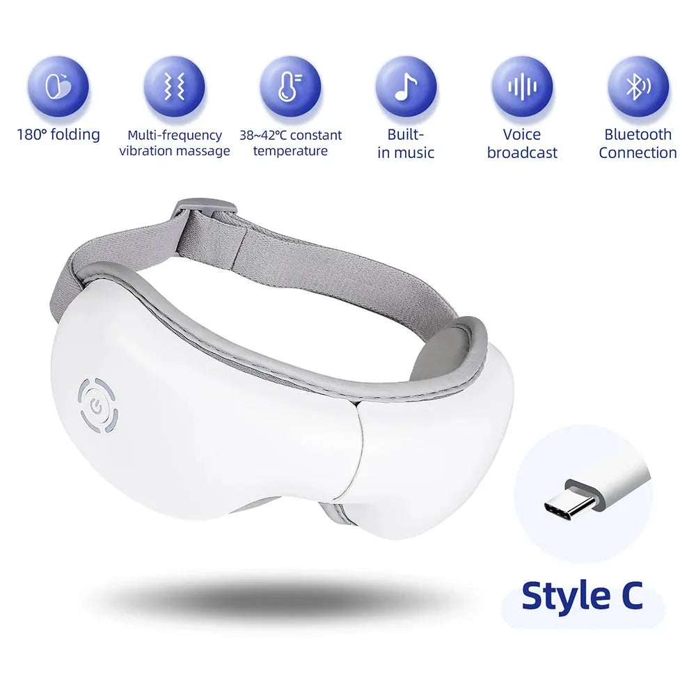Air Pressure Vibration Eye Massager Relieves Eye Fatigue