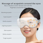 Rechargeable Relaxation Eye Care Device with Bluetooth