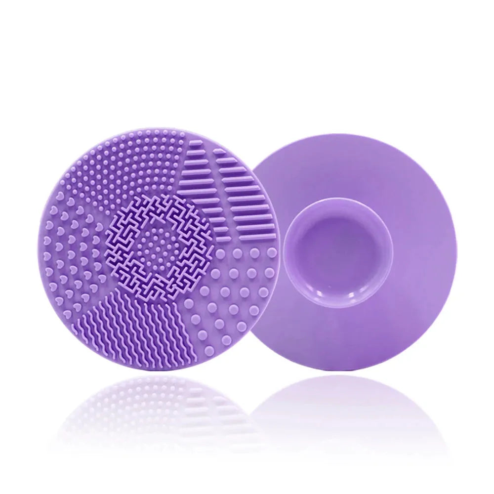 Foundation Makeup Brush Cleaner Pad Scrubbe Board