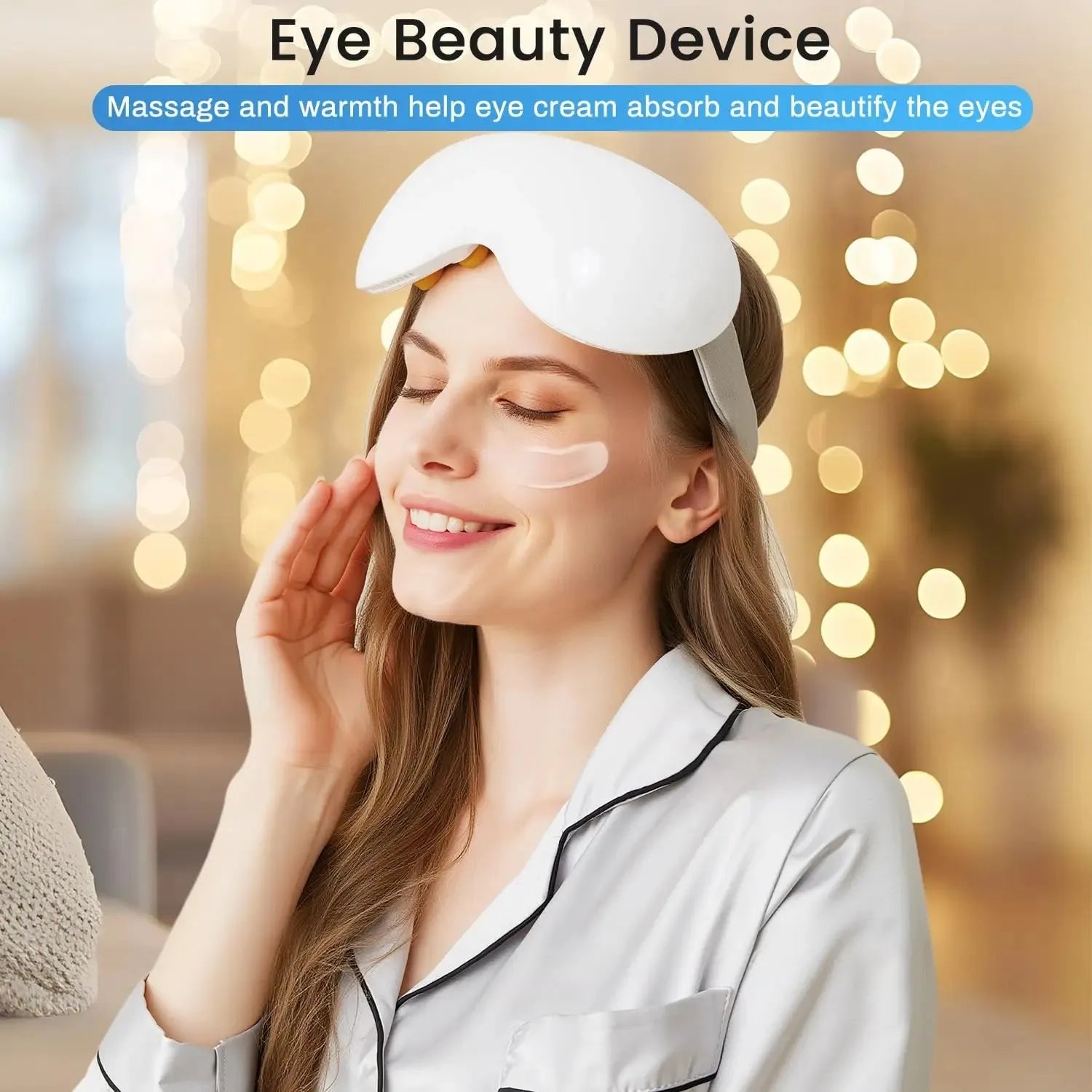 Rechargeable Relaxation Eye Care Device with Bluetooth
