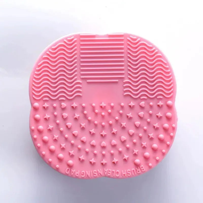 Foundation Makeup Brush Cleaner Pad Scrubbe Board