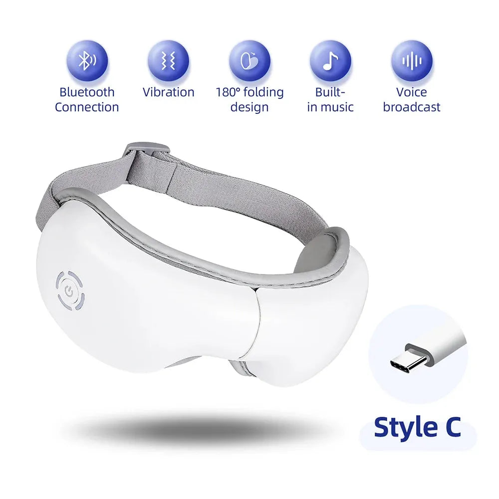 Air Pressure Vibration Eye Massager Relieves Eye Fatigue