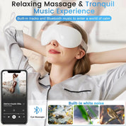 Rechargeable Relaxation Eye Care Device with Bluetooth