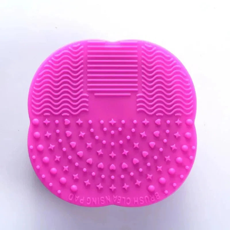 Foundation Makeup Brush Cleaner Pad Scrubbe Board