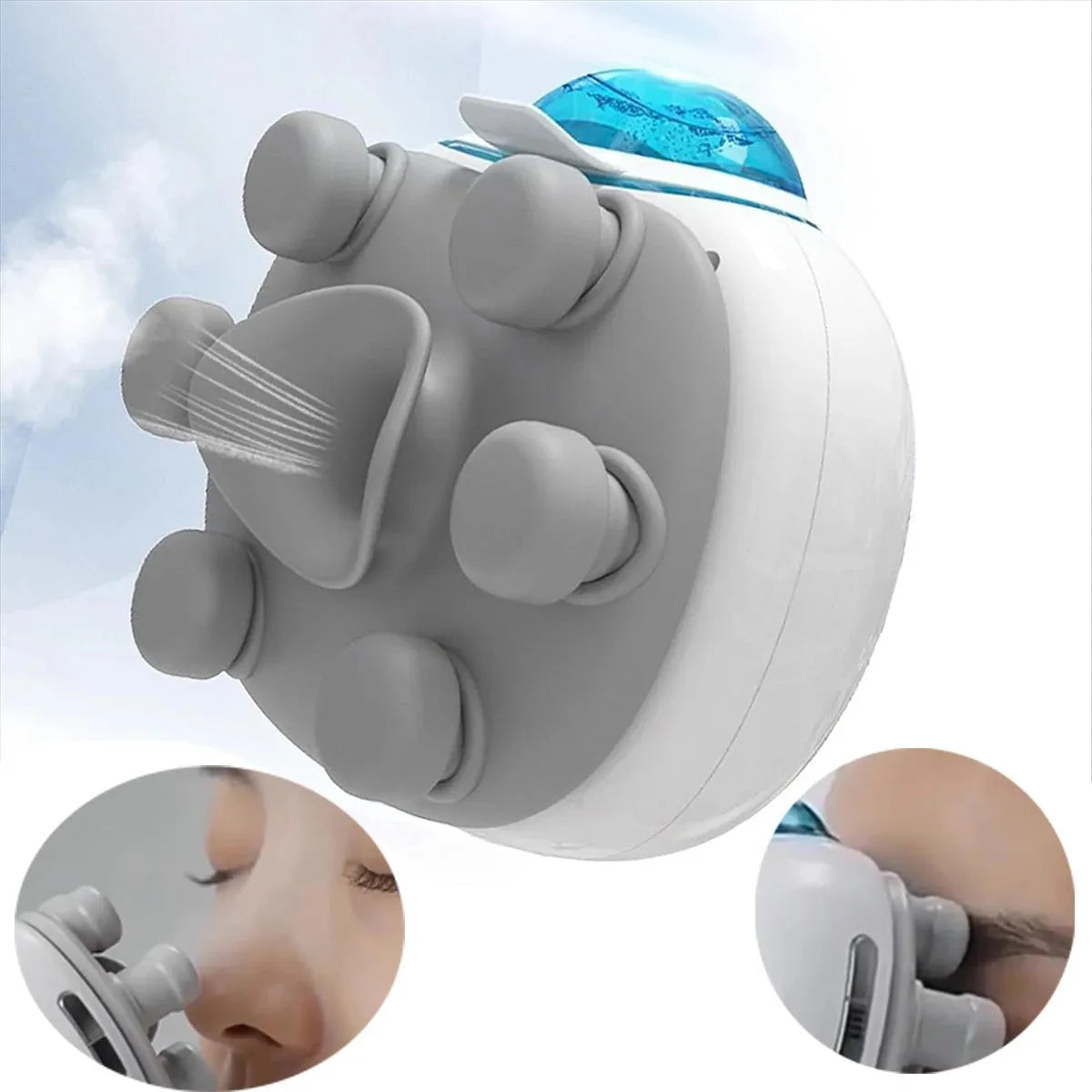 Mini Eye Massager Moist Atomizer 2 in 1 6 Massage