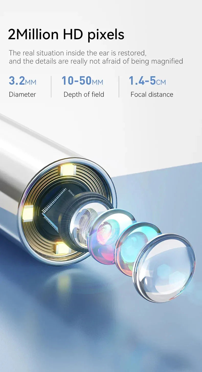 Camera Ear Wax Cleaner Camera for Ears Nose