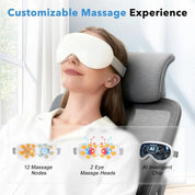 Rechargeable Relaxation Eye Care Device with Bluetooth