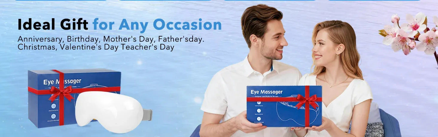 Rechargeable Relaxation Eye Care Device with Bluetooth