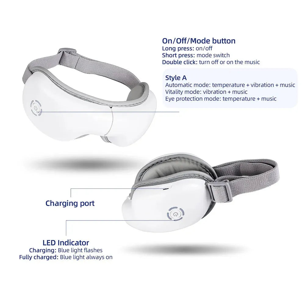 Air Pressure Vibration Eye Massager Relieves Eye Fatigue