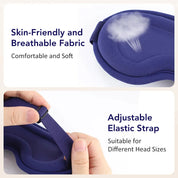 Heated Eye Massager Steam Mask 3D Vibration Hot Compress