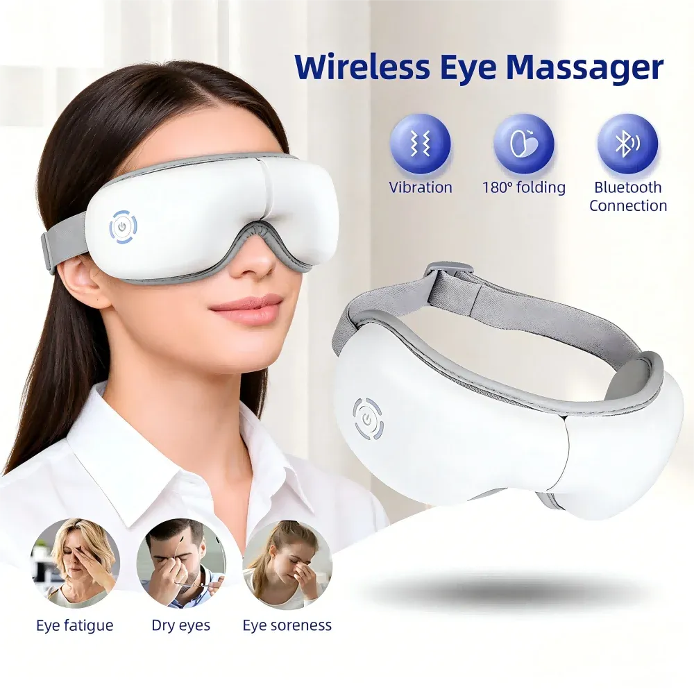 Air Pressure Vibration Eye Massager Relieves Eye Fatigue