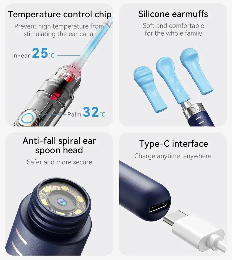 Upgraded Smart Visual Ear Wax Cleaner