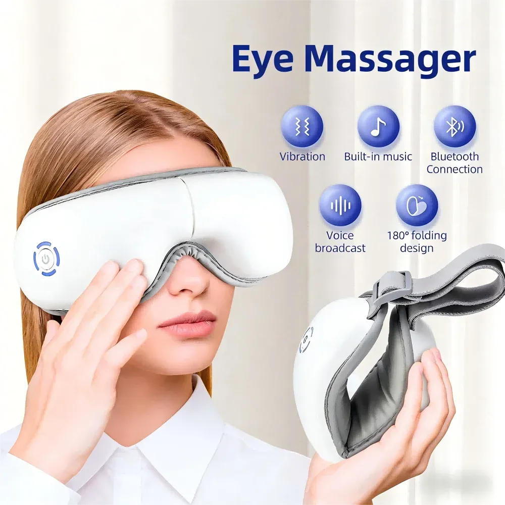 Air Pressure Vibration Eye Massager Relieves Eye Fatigue