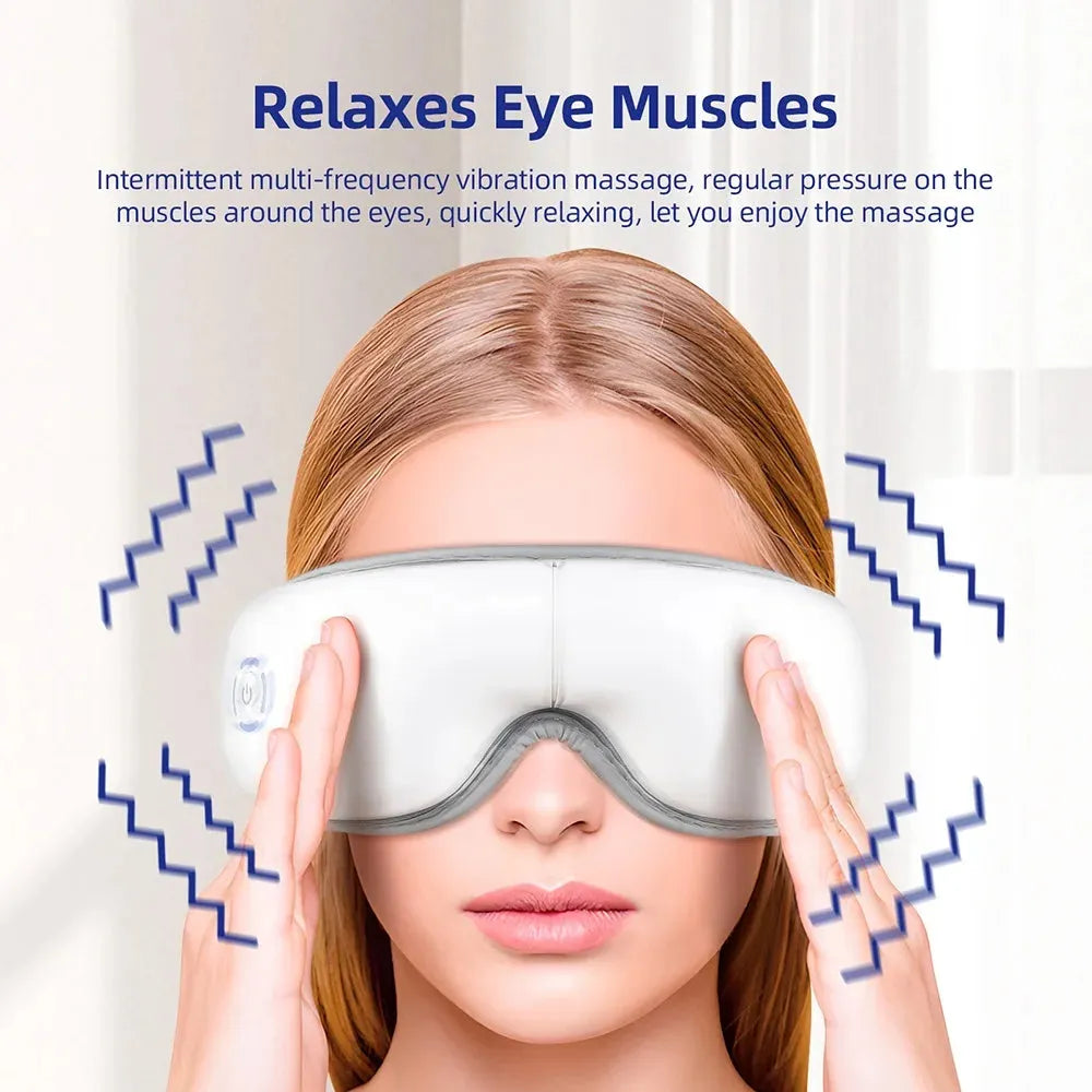 Air Pressure Vibration Eye Massager Relieves Eye Fatigue
