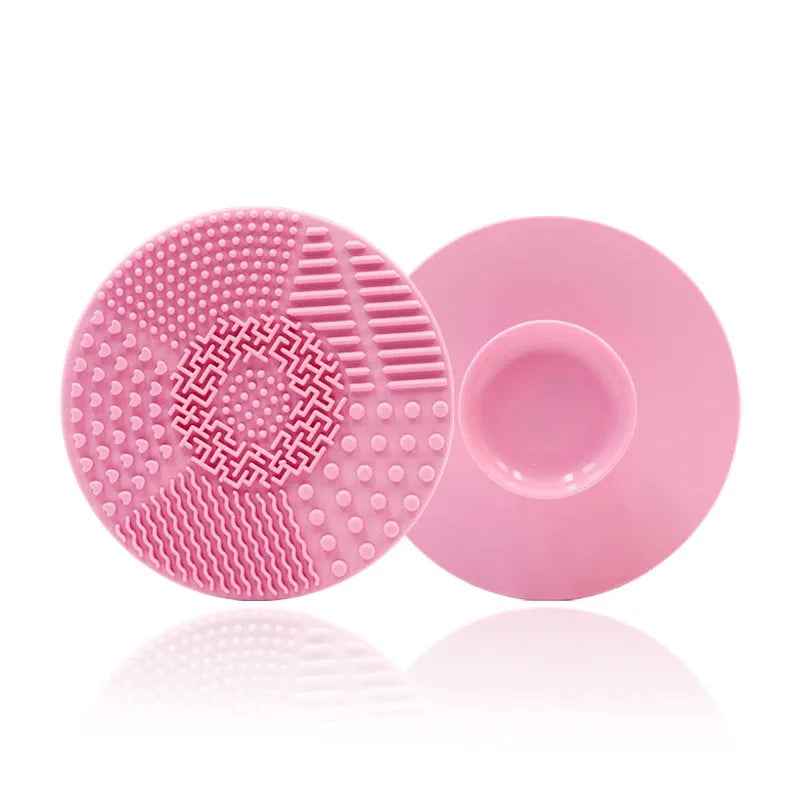 Foundation Makeup Brush Cleaner Pad Scrubbe Board