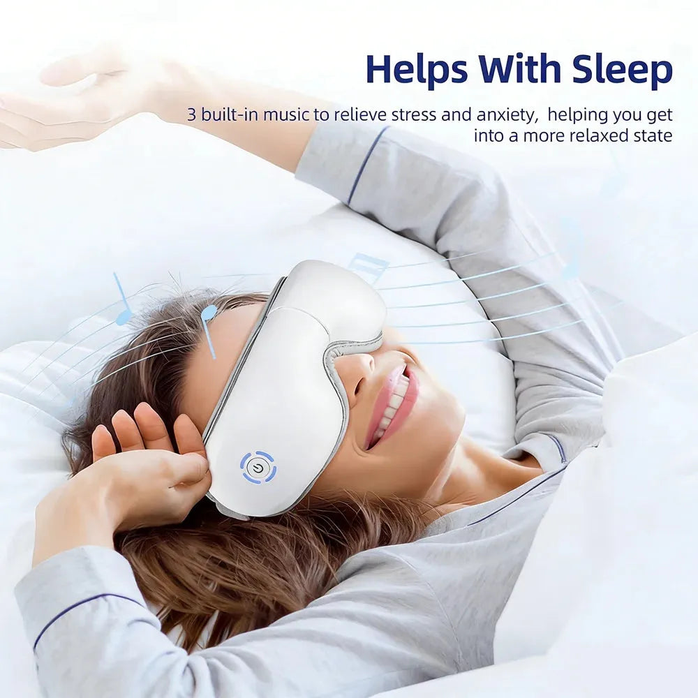 Air Pressure Vibration Eye Massager Relieves Eye Fatigue